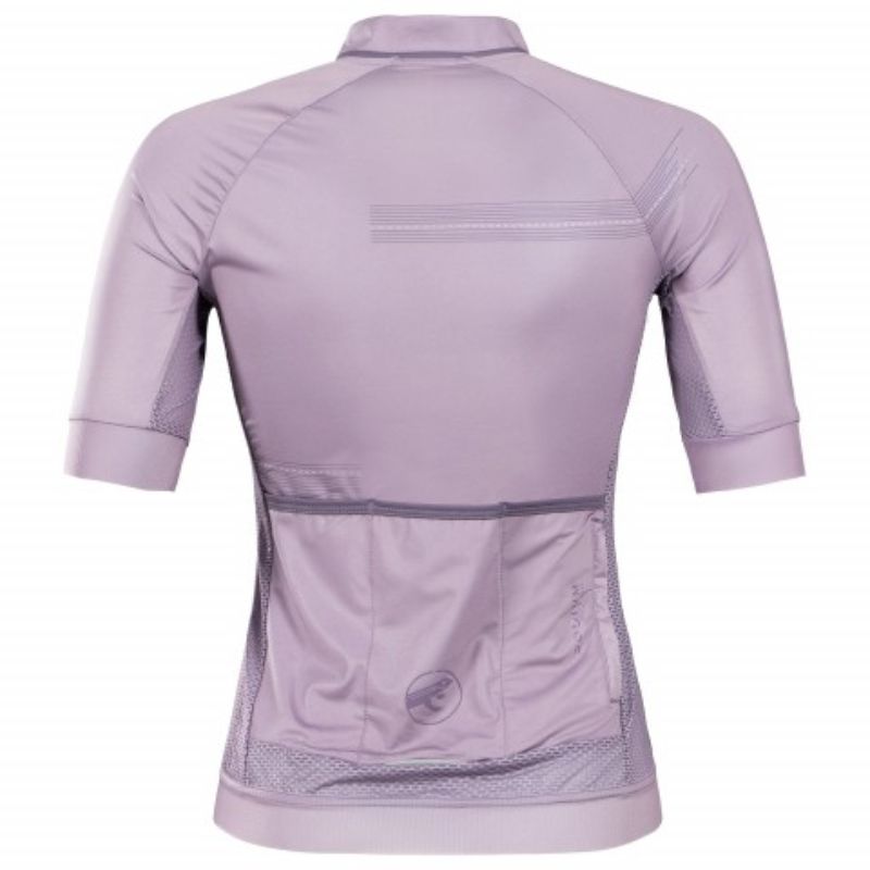 First Ascent Ladies Lilac Victory Short Sleeve Jersey