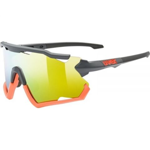 Uvex Sportstyle 228 Grey/Orange Sunglasses 